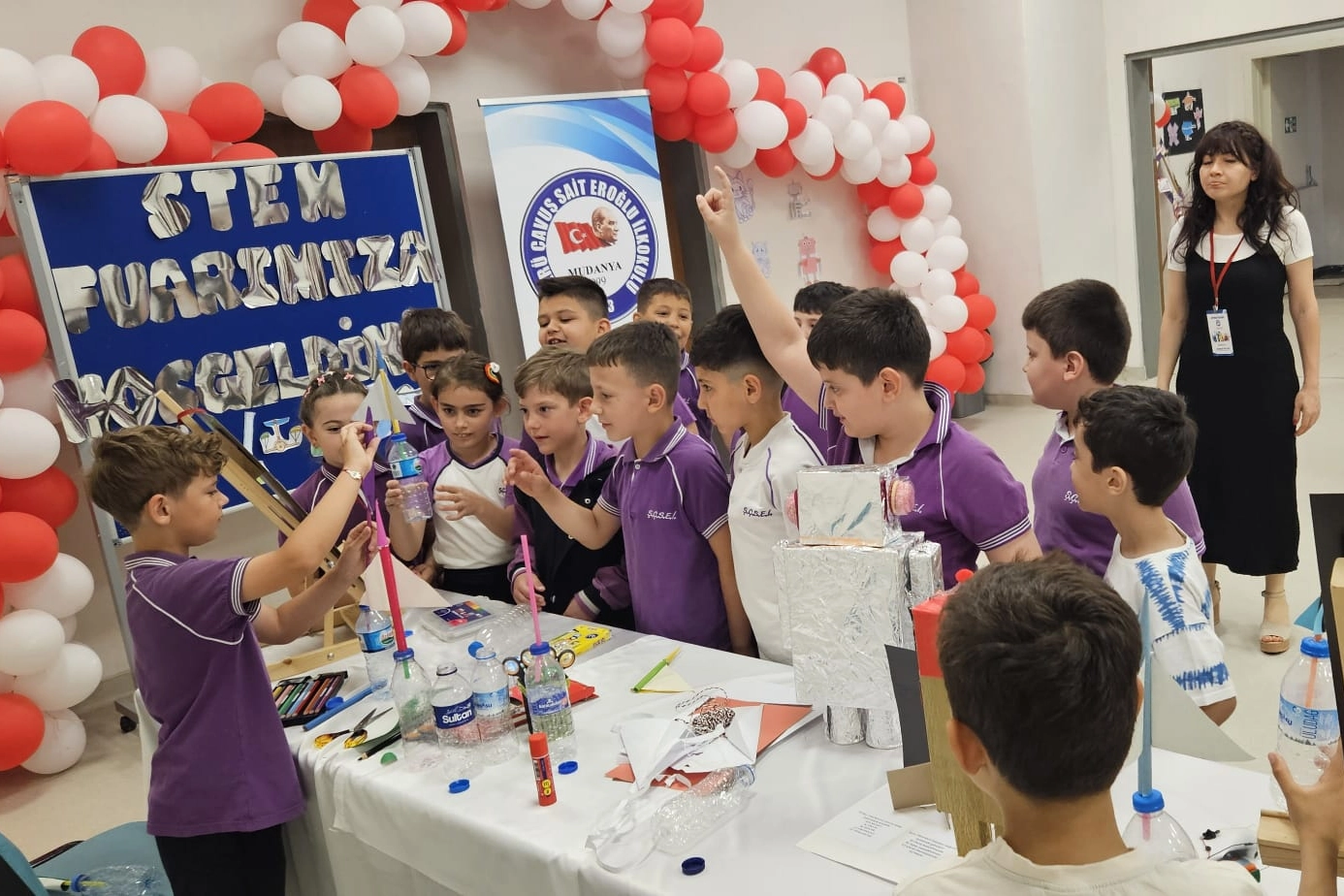 Şükrü Çavuş Sait Eroğlu İlkokulu’nun düzenlediği Mudanya’nın ilk STEM Fuarı,