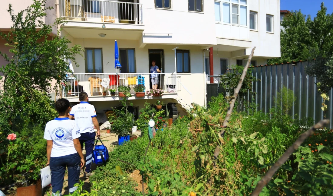 Muğla Büyükşehir Belediyesi vatandaşların sağlığı için evde bakım hizmeti ile
