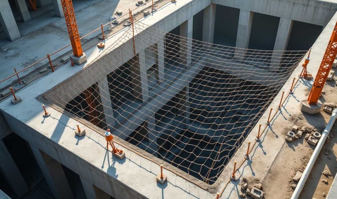   Merdiven Güvenlik Filesi Neden İş Güvenliğinde Olmazsa Olmazdır? Merdiven