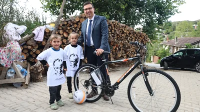 Bursa’da Nilüfer Belediyesi, sosyal medyadan bisiklet ve şeker isteğinde bulunan